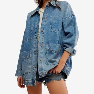 Women’s Free People Avery Denim Jacket NWT